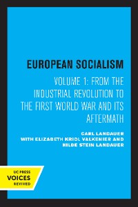 Cover European Socialism, Volume I