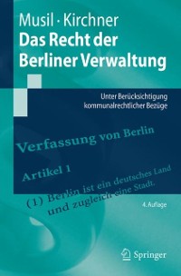 Cover Das Recht der Berliner Verwaltung