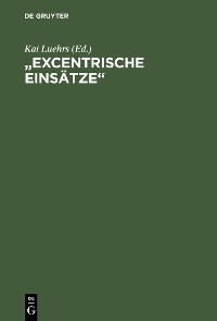 Cover "Excentrische Einsätze"