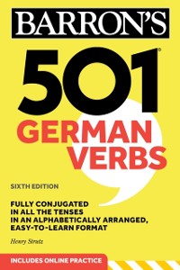 Cover 501 German Verbs, Sixth Edition
