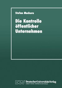 Cover Die Kontrolle öffentlicher Unternehmen