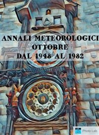 Cover Annali Meteorologici: OTTOBRE DAL 1948 AL 1982