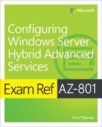 Cover Exam Ref AZ-801 Configuring Windows Server Hybrid Advanced Services
