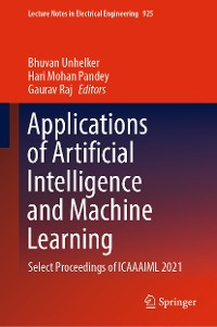Cover Applications of Artificial Intelligence and Machine Learning