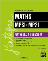 Cover Maths MPSI-MP2I - Methodes et Exercices - 6e ed.