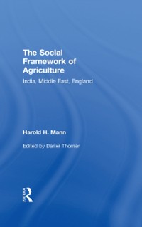 Cover Social Framework of Agriculture