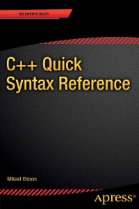Cover C++ Quick Syntax Reference