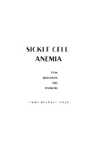 Cover Sickle cell anemia