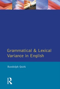 Cover Grammatical and Lexical Variance in English