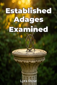 Cover Established Adages Examined