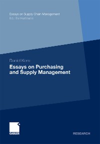 Cover Essays on Purchasing and Supply Management