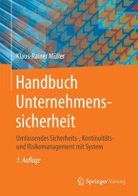 Cover Handbuch Unternehmenssicherheit