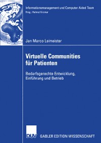 Cover Virtuelle Communities für Patienten