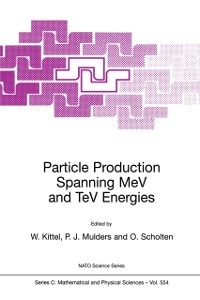 Cover Particle Production Spanning MeV and TeV Energies