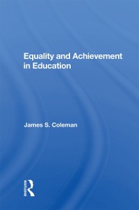 Cover Equality And Achievement In Education