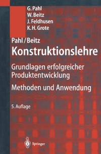 Cover Pahl/Beitz Konstruktionslehre