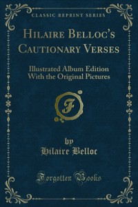 Cover Hilaire Belloc's Cautionary Verses