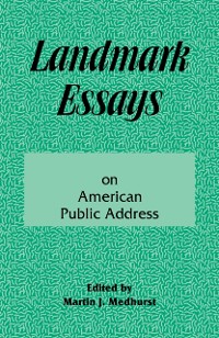 Cover Landmark Essays on American Public Address