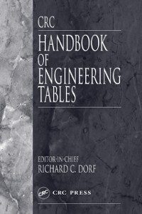 Cover CRC Handbook of Engineering Tables