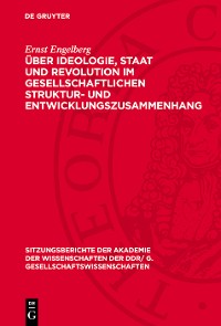 Cover Über Ideologie, Staat und Revolution im gesellschaftlichen Struktur- und Entwicklungszusammenhang