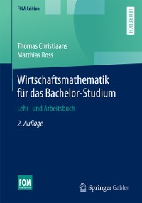 Cover Wirtschaftsmathematik für das Bachelor-Studium