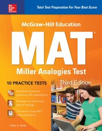 Cover McGraw-Hill Education MAT Miller Analogies Test, Third Edition