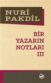 Cover Bir Yazarın Notları III