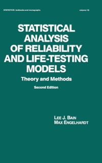 Cover Statistical Analysis of Reliability and Life-Testing Models