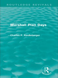 Cover Marshall Plan Days (Routledge Revivals)