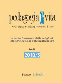 Cover Pedagogia e Vita 2018/3