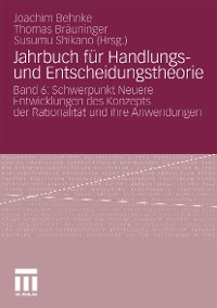 Cover Jahrbuch für Handlungs- und Entscheidungstheorie