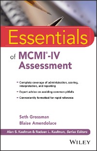 Cover Essentials of MCMI-IV Assessment