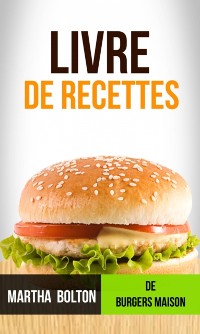Cover Livre de recettes de burgers maison