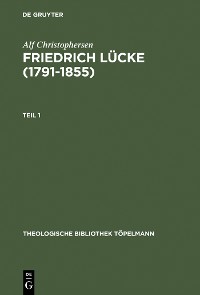 Cover Friedrich Lücke (1791–1855)