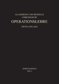 Cover Allgemeiner Teil und die Operationen an der Oberen Extremität