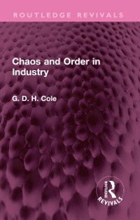 Cover Chaos and Order in Industry