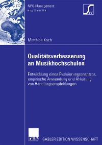 Cover Qualitätsverbesserung an Musikhochschulen