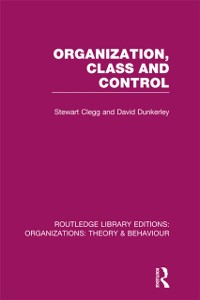 Cover Organization, Class and Control (RLE: Organizations)