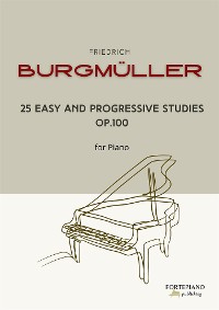 Cover 25 easy and progressive studies for piano Op. 100