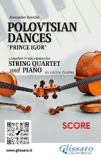 Cover Full score of "Polovtsian Dances" for String Quartet and Piano