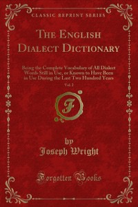 Cover English Dialect Dictionary