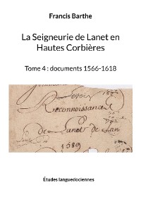 Cover La Seigneurie de Lanet en Hautes Corbières