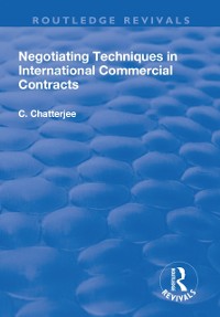 Cover Negotiating Techniques in International Commercial Contracts