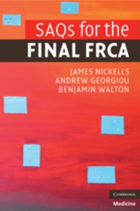 Cover SAQs for the Final FRCA