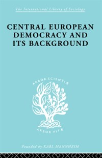 Cover Central European Democracy and its Background