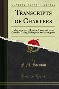 Cover Transcripts of Charters
