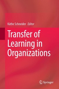 Cover Transfer of Learning in Organizations