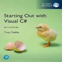 Cover Starting out with Visual C#, Global Edition