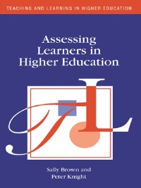 Cover Assessing Learners in Higher Education