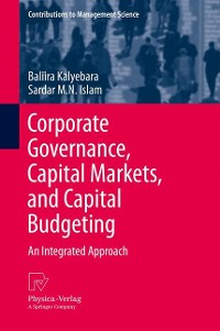 Cover Corporate Governance, Capital Markets, and Capital Budgeting